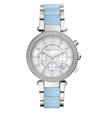 Michael Kors Women’s Quartz Stainless Steel Mother of Pearl Dial 39mm Watch MK6138